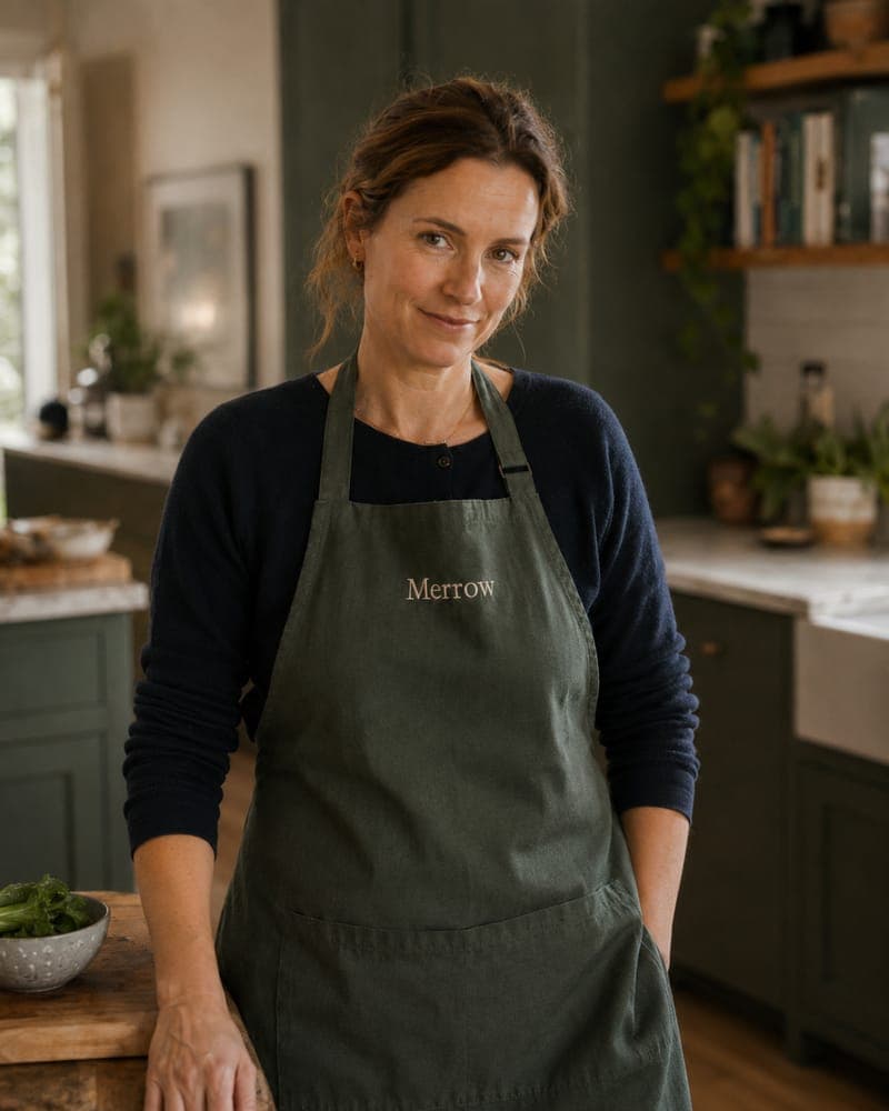 Portrait of a Merrow cook in an apron